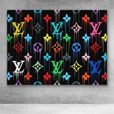 louis vuitton painted wall|Louis Vuitton artwork wall.